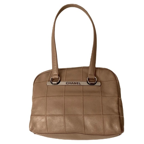 CHANEL Large Caviar Leather Quilted Bowler Bag - Picture 2 of 16